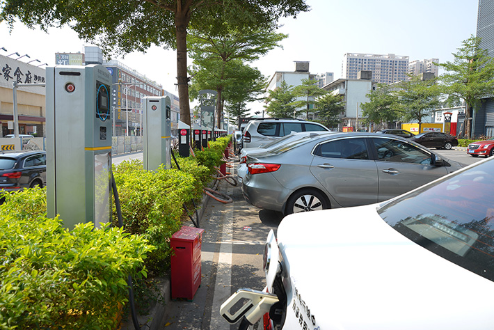 沙井京基百纳广场停车场充电站工程